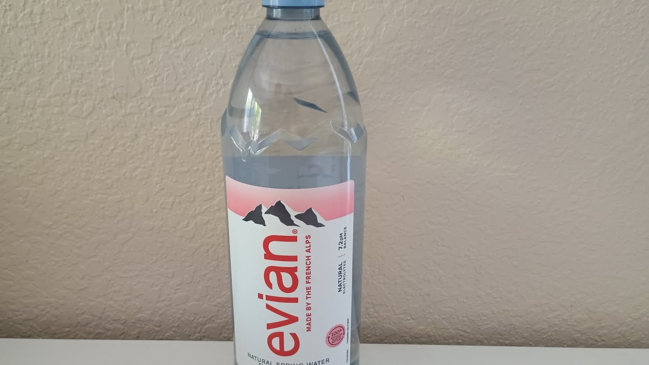 Testing Evian water 🌊