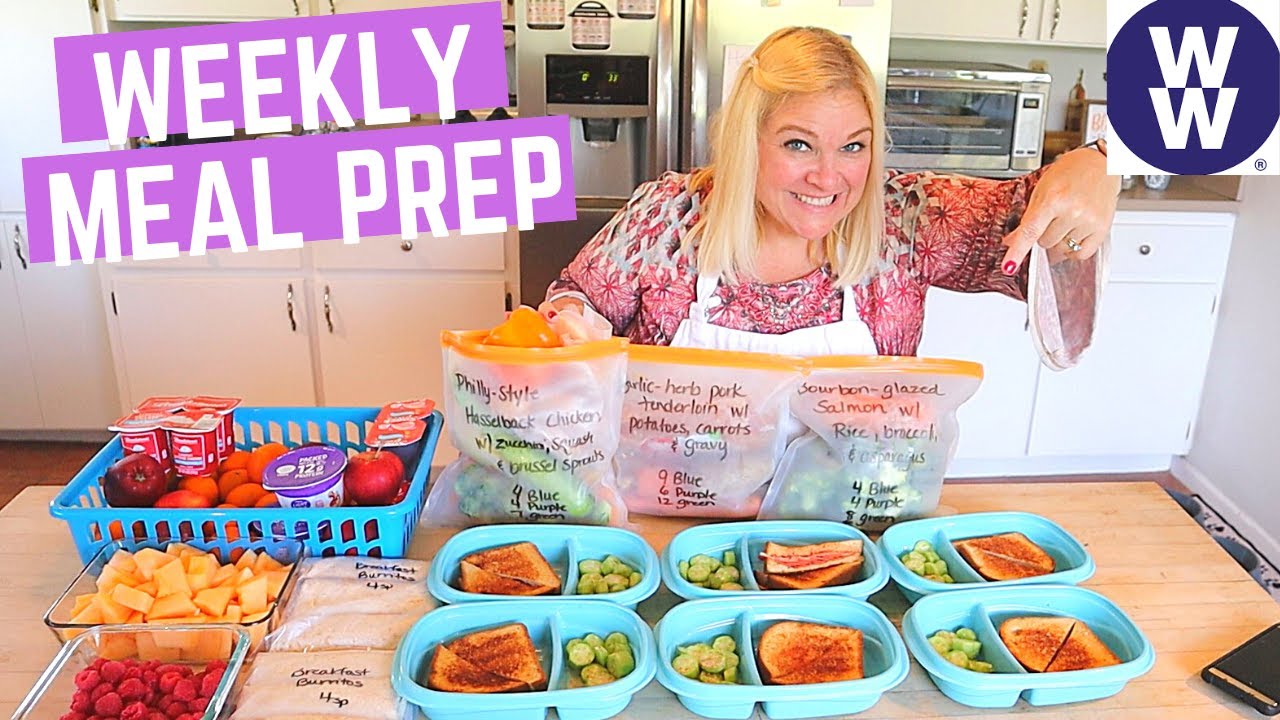 😋 MEAL PREP 🍕 GRILLED CHEESE PIZZA SANDWICH 🌯 BREAKFAST BURRITOS 🍝 CHEAP DIY MEAL KITS | WW