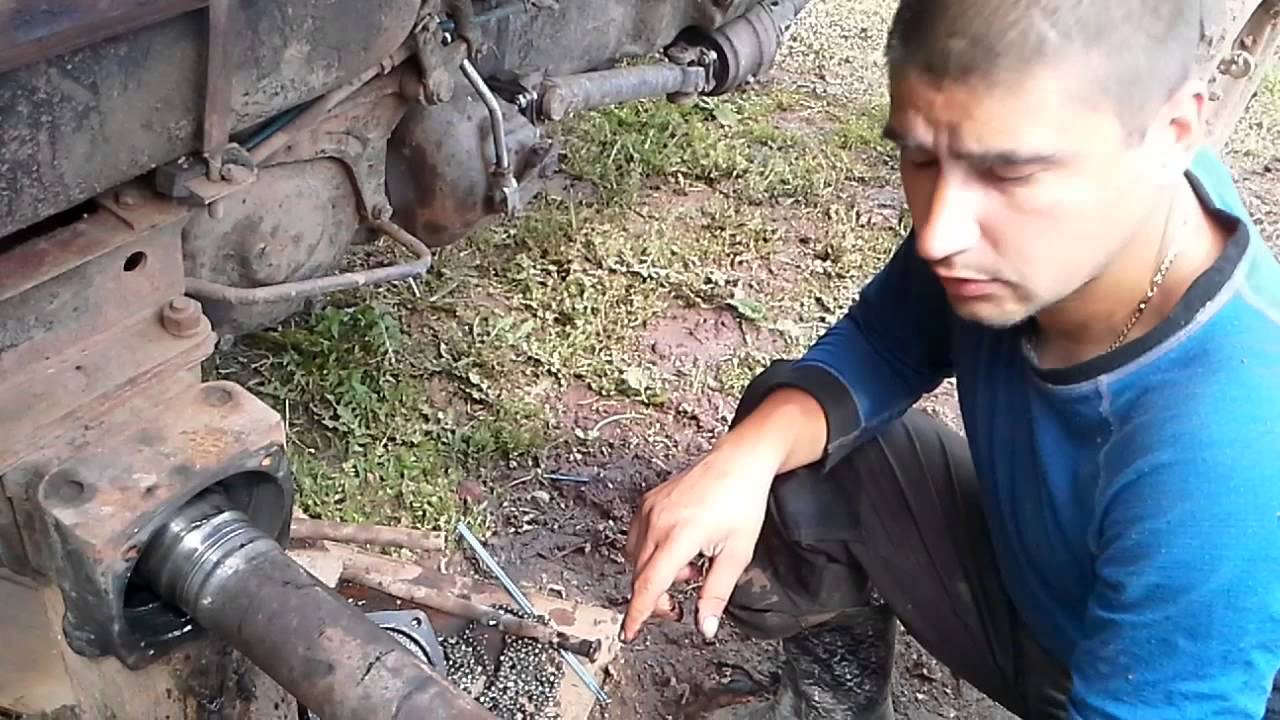 Замена подшипника на полуоси МТЗ.