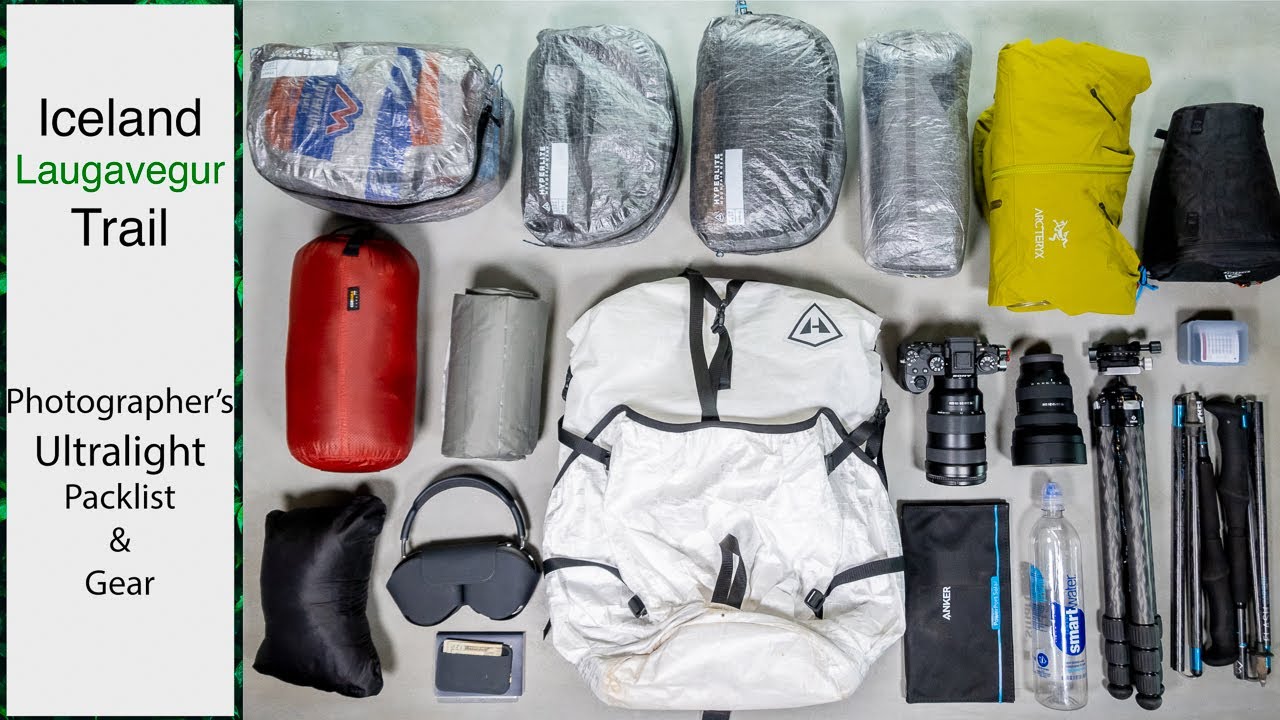 Iceland Laugavegur Trail Gear Packlist: Ultralight?