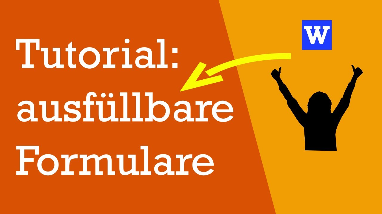 Word: Ein ausfüllbares Formular erstellen (mit Steuerelementen)