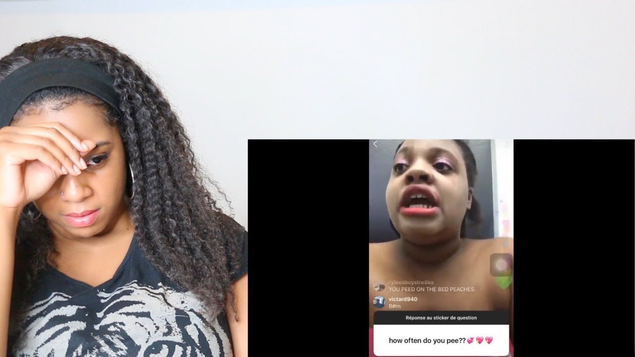 LOVELY PEACHES GETTING CONFUSED BY QUESTIONS ON LIVE | Reaction