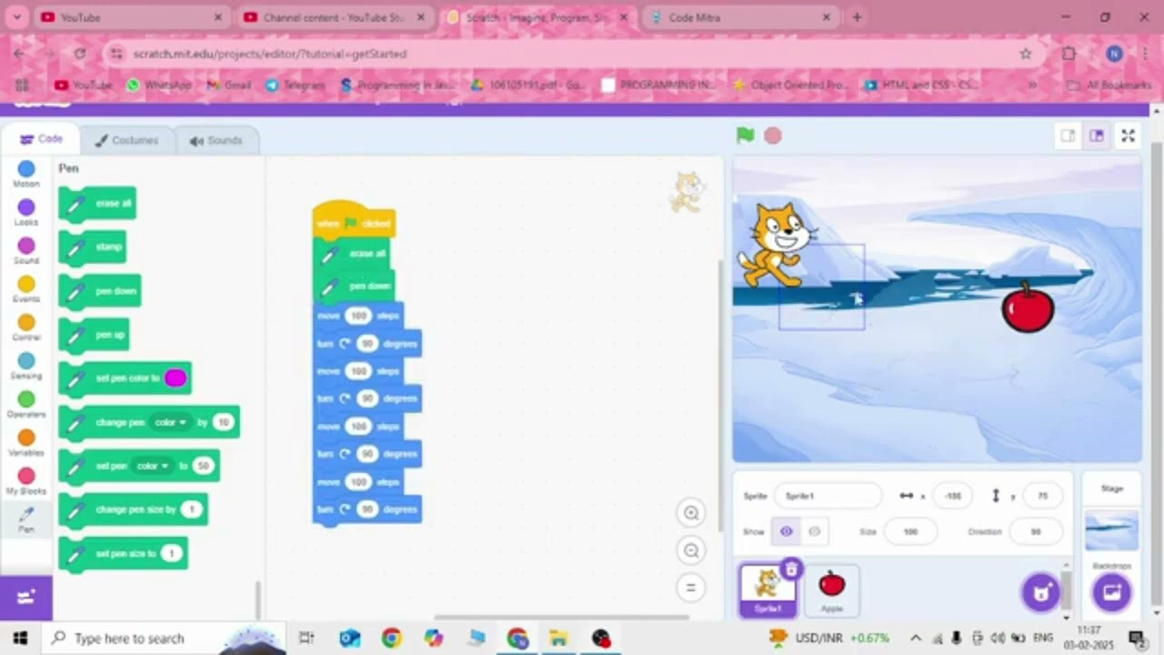 Scratch Programming for Beginners | Introduction to Scratch in Hindi