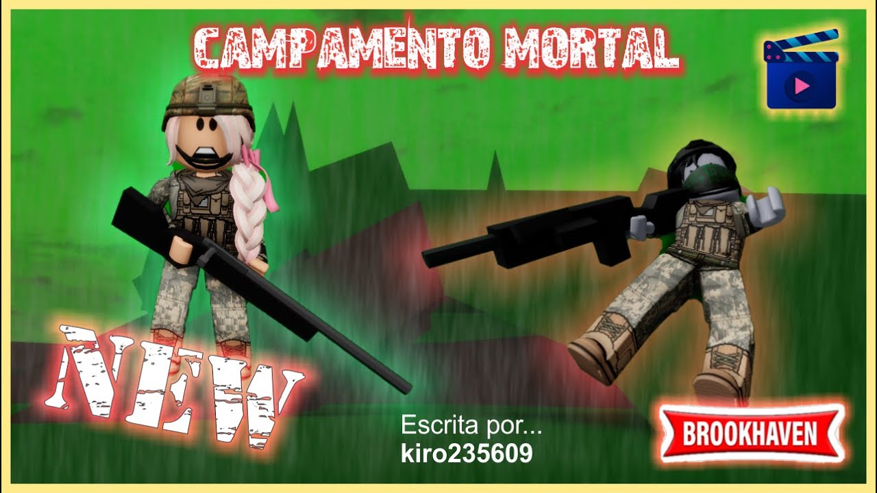 Campamento Mortal 🌄🔫 💣🚓  Roblox Brookhaven MiniPelicula #Robloxenespa&ntilde;ol #Brookhaven #robloxterror