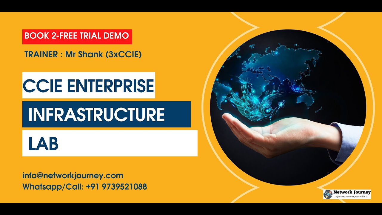 (EP #2/2) CCIE ENTERPRISE INFRASTRUCTURE : || Trainer Mr Shank 3xCCIE | Saturday & Sunday