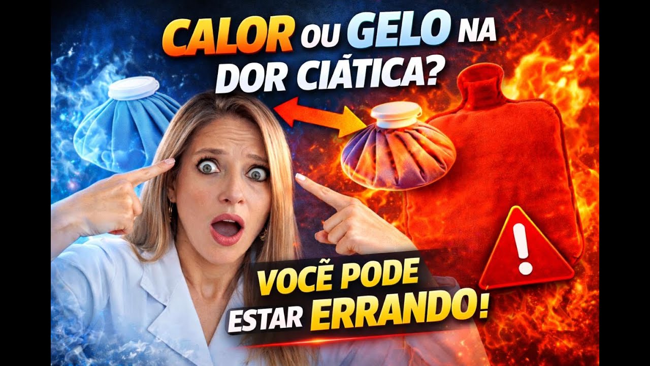 Esta com dor no ciático? Você sabia que o tratamento com calor ou gelo pode mudar tudo?