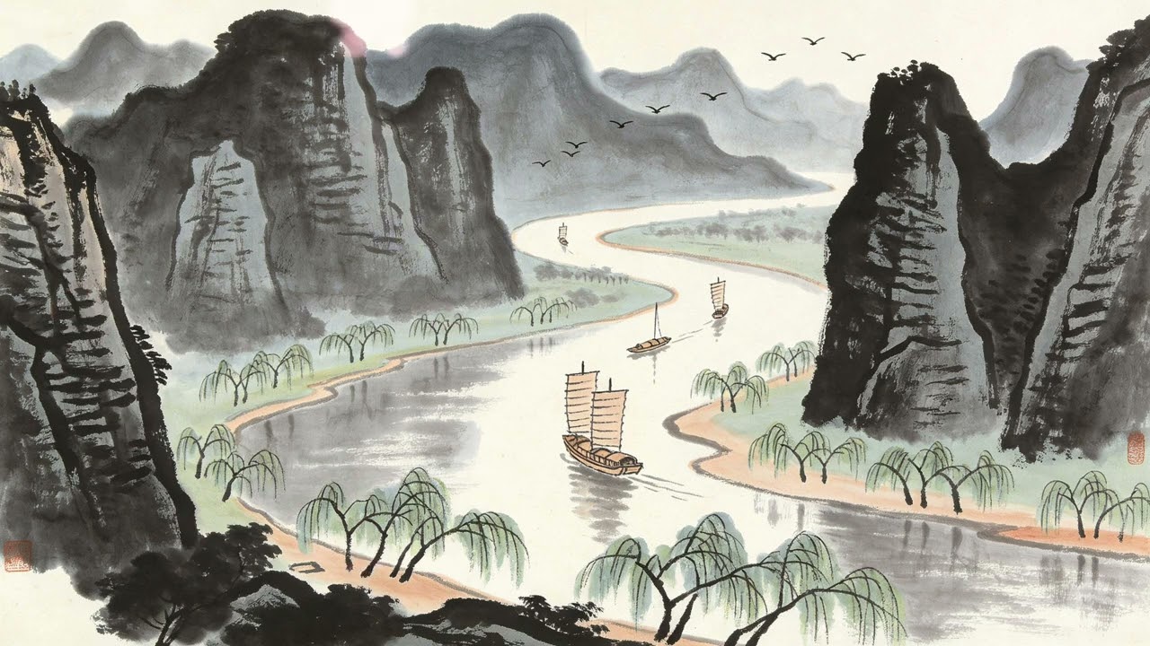 冥想療癒中國風音樂｜千裡江陵｜1小時禪意音樂｜無鼓點｜Guzheng & Dizi｜Chinese Zen Music #中國風音樂 #禪意音樂 #冥想療癒 #ChineseZenMusic