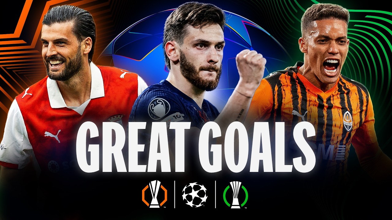 Best Quarter-Final Goals This Week! | Champions League, Europa League & Conference League
