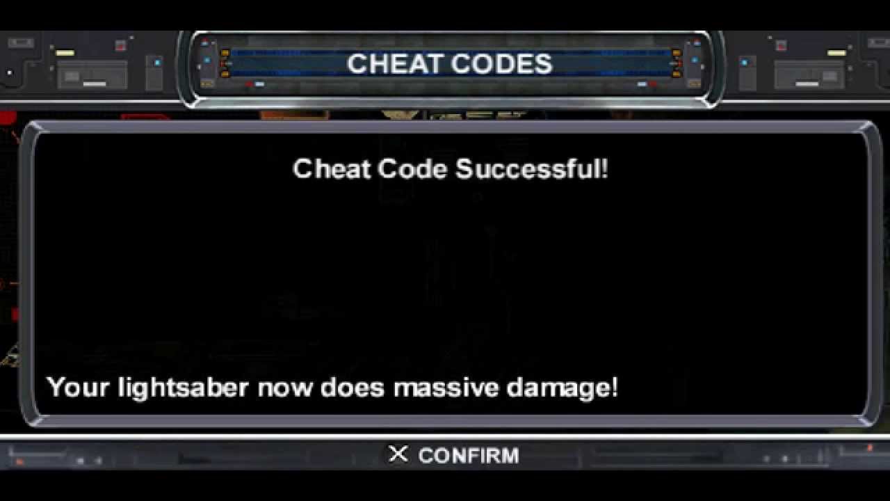star wars force unleashed cheats PSP