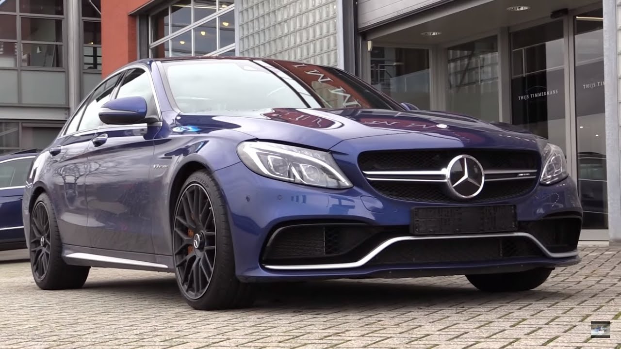 Mercedes-Benz C63 AMG S-Model 2017 Start Up, Exhaust, and In Depth Review