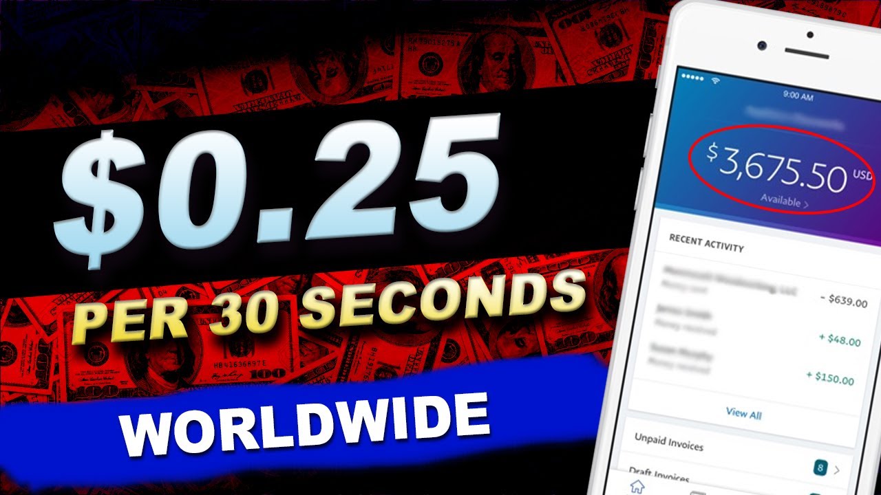 Make Money Online To View Ads And Watch Videos [Earn 25 Cents Every Thirty Seconds]