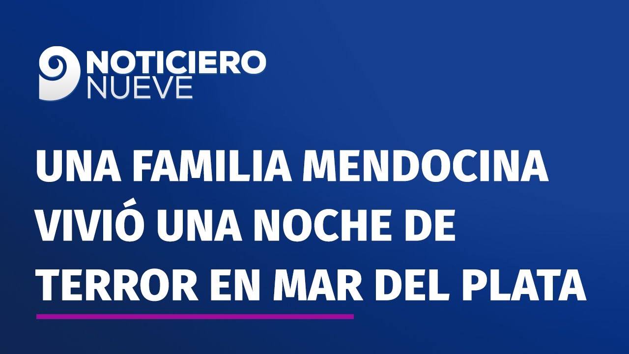 Una familia mendocina vivió una noche de terror luego de que le robaran en Mar del Plata