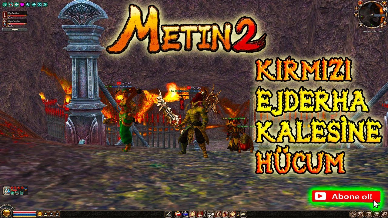Metin2 KIRMIZI EJDERHA KALESİNE HÜCUM   ByGezGin METİN2TR