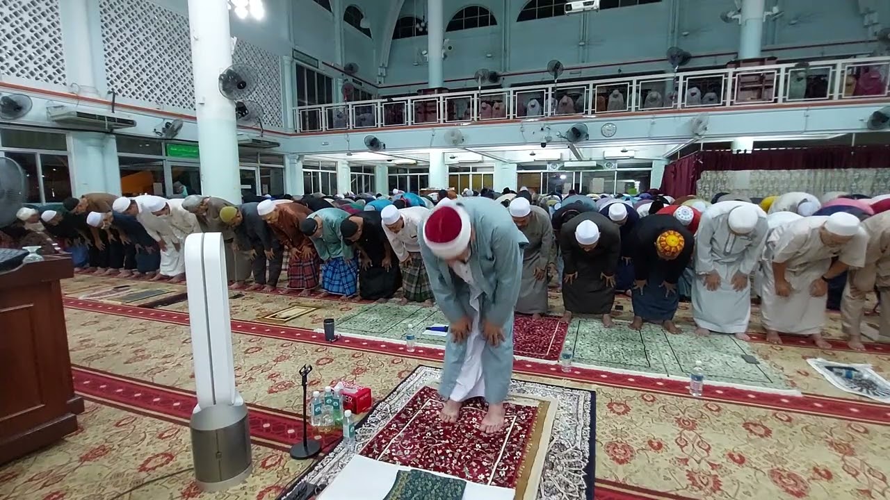 Solat Terawih 11.3.2026 Rabu1447H. Pimpinan Imam Sheikh Dhiaa Abdo Swidan