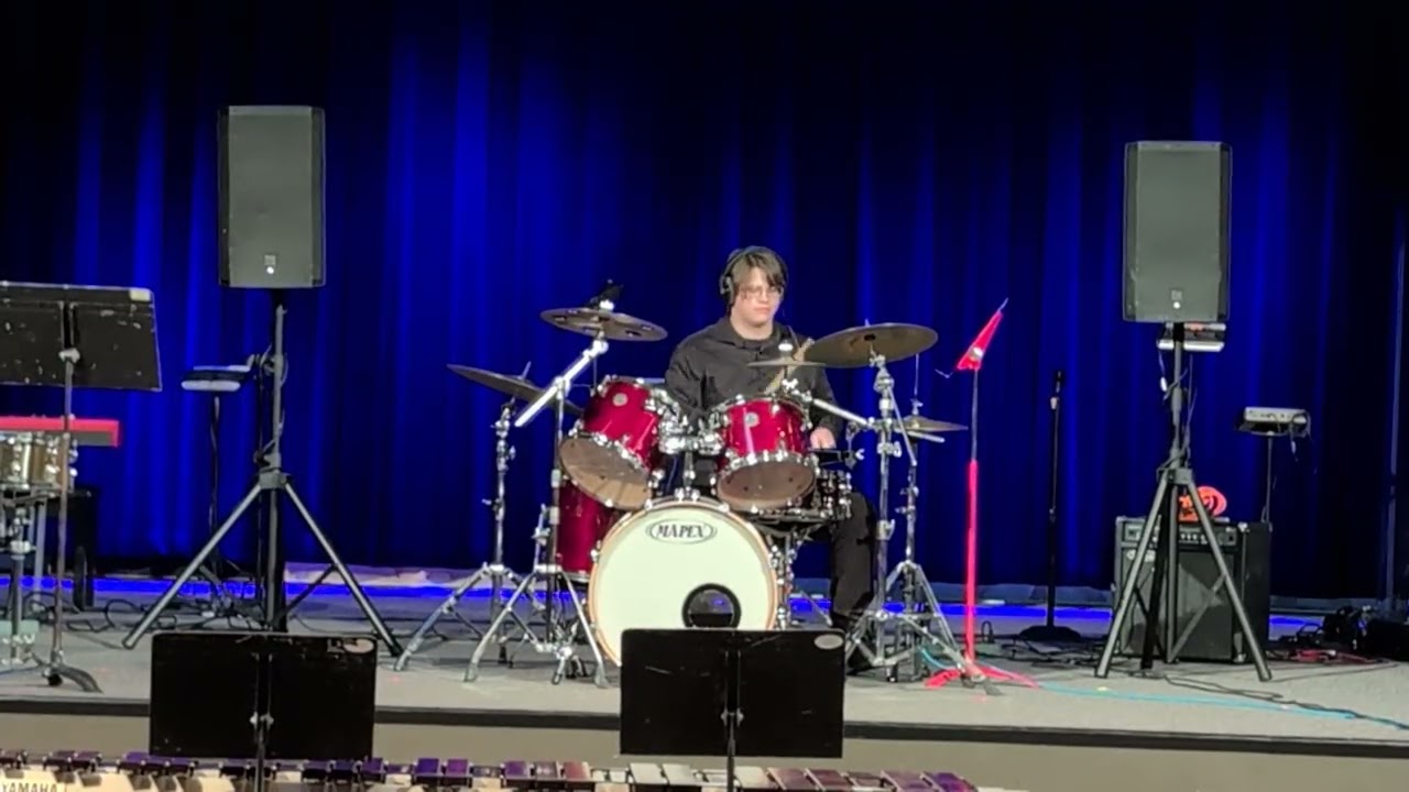 Percussion Recital:  Bertha on drum kit