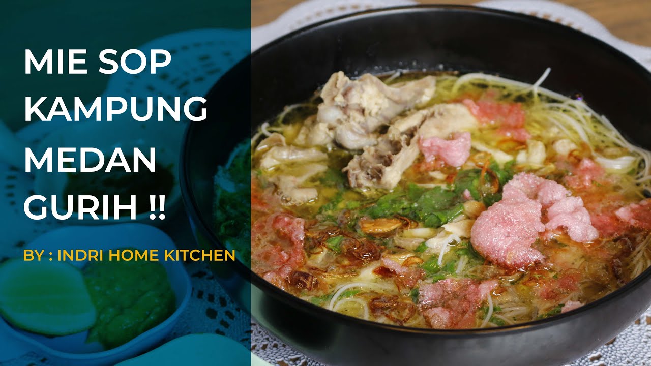NONTON 3 MENIT LANGSUNG BISA MASAK ! | RESEP MIE SOP KAMPUNG MEDAN TANPA MSG !!