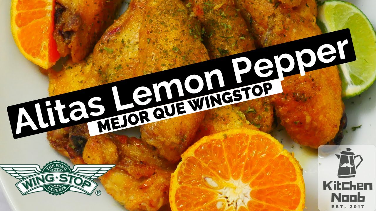 Como hacer alitas de pollo con limón y pimienta
