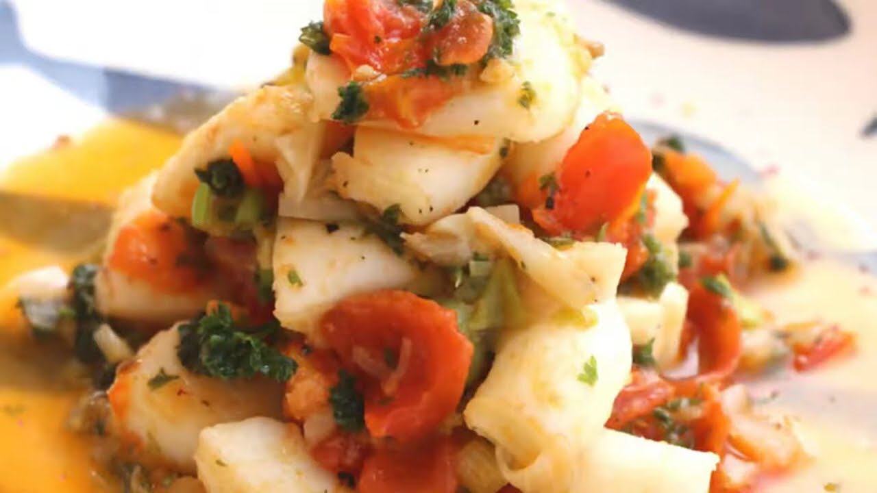 Comment faire une Fricassée d'encornet à la provençale 🤔