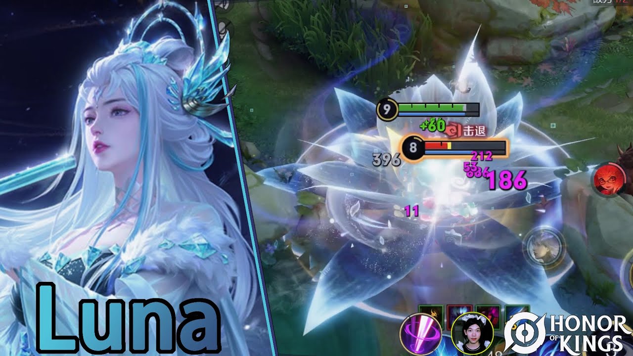 Honor of Kings（Luna）A skin mais bonita da Luna｜Luna's most beautiful skin（1688 TOKENS）