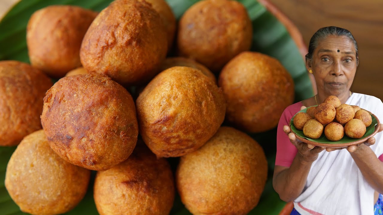 Kerala Tea Time Snack Recipe - Sweet Bonda | Undampori