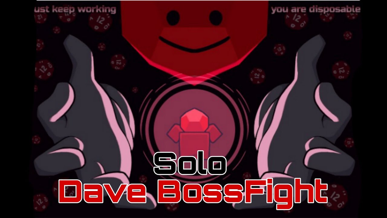 Dave Boss Fight Solo (SLAP BATTLES)