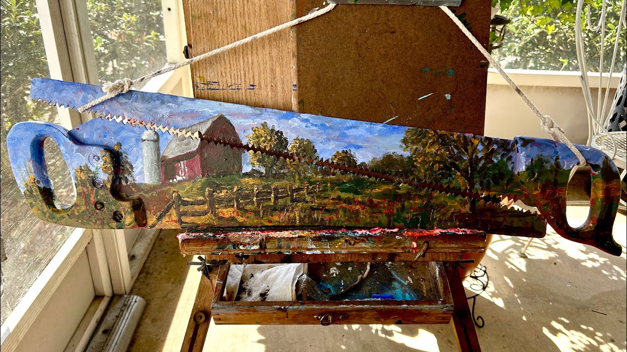Painting Hand Saws