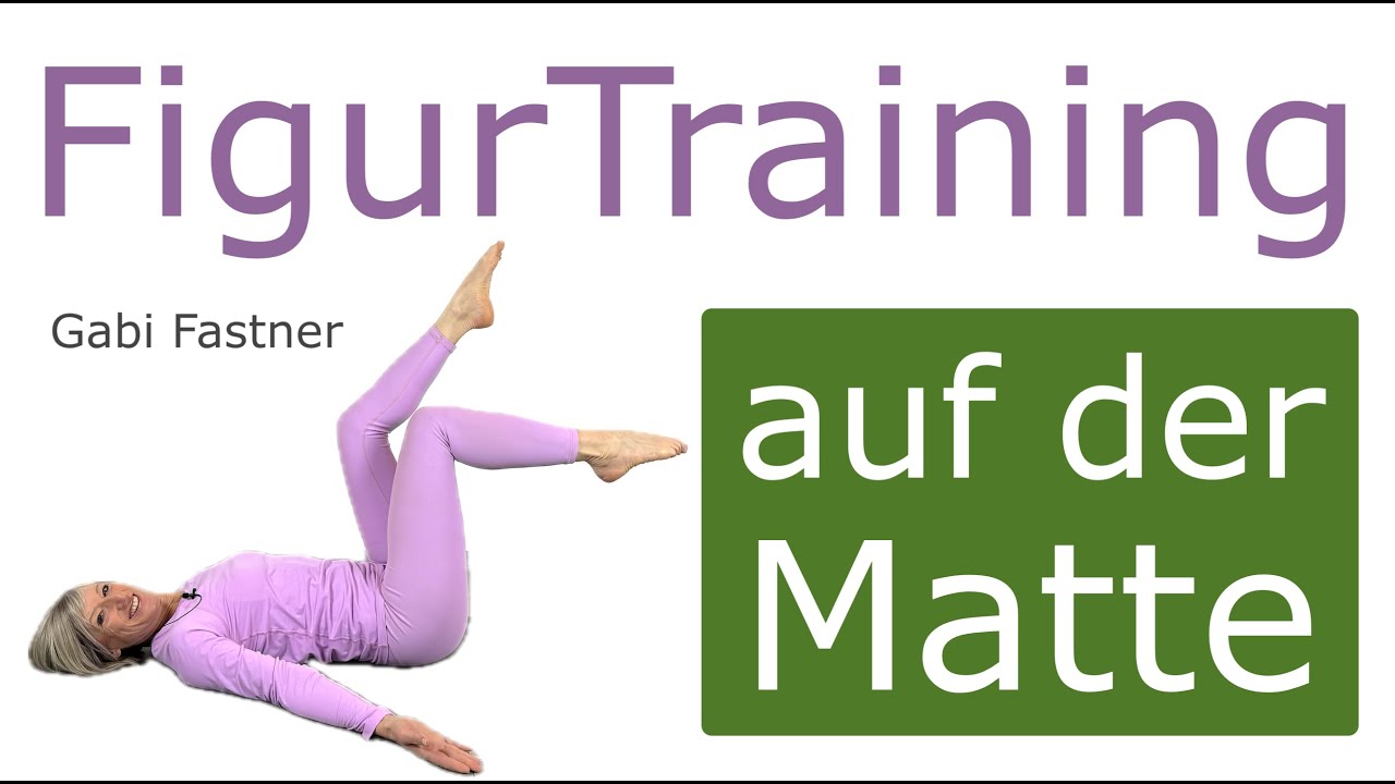 🌿 18 min. Figurtraining auf der Matte | Bauch, Beine, Po - Gymnastik, ohne Kniestand, ohne Geräte