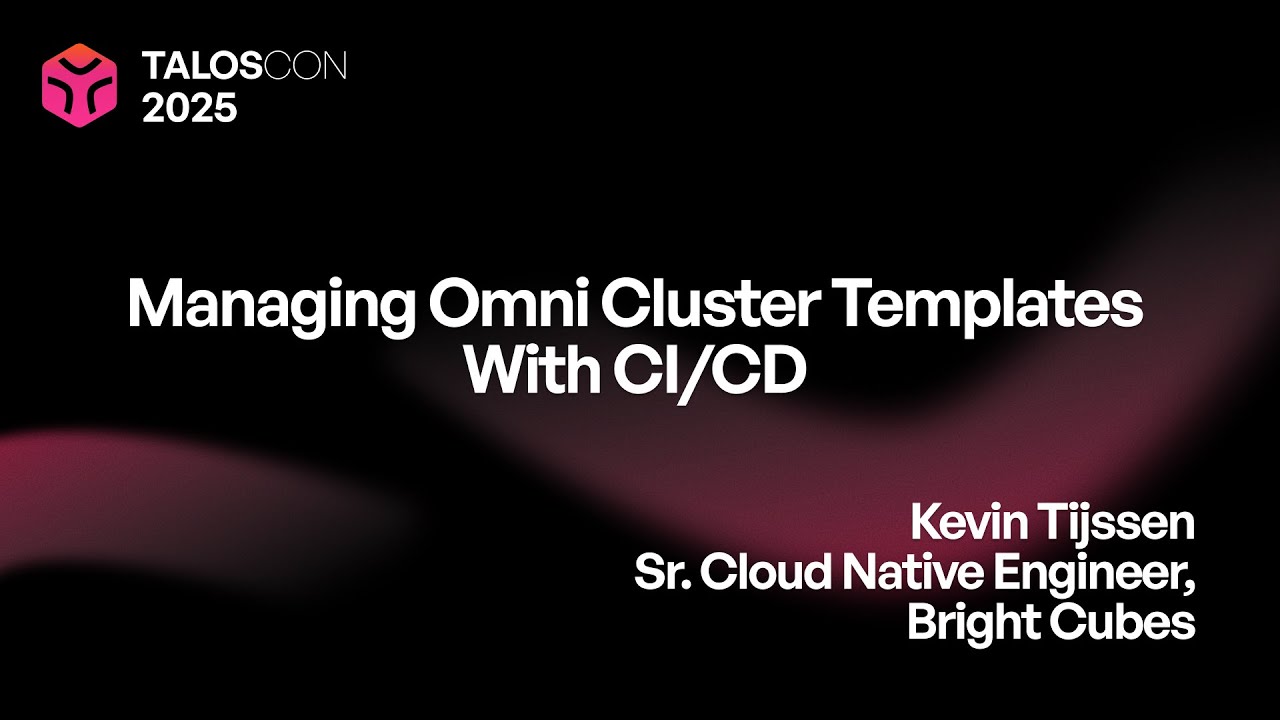 Управление шаблонами кластера Omni с помощью CI/CD