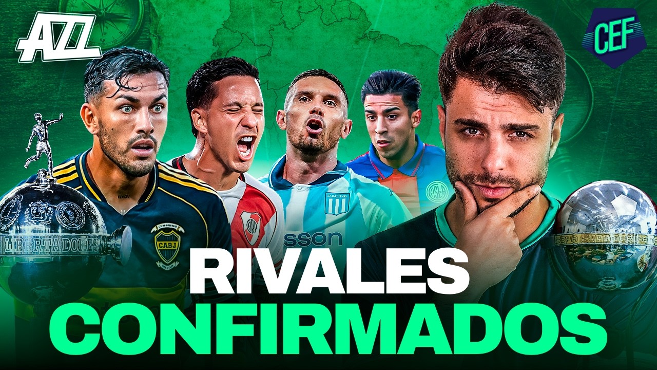 CEF EN VIVO 🔥 SE DEFINIERON LOS GRUPOS DE LA LIBERTADORES Y LA SUDAMERICANA - ALLANAMIENTO EN AFA