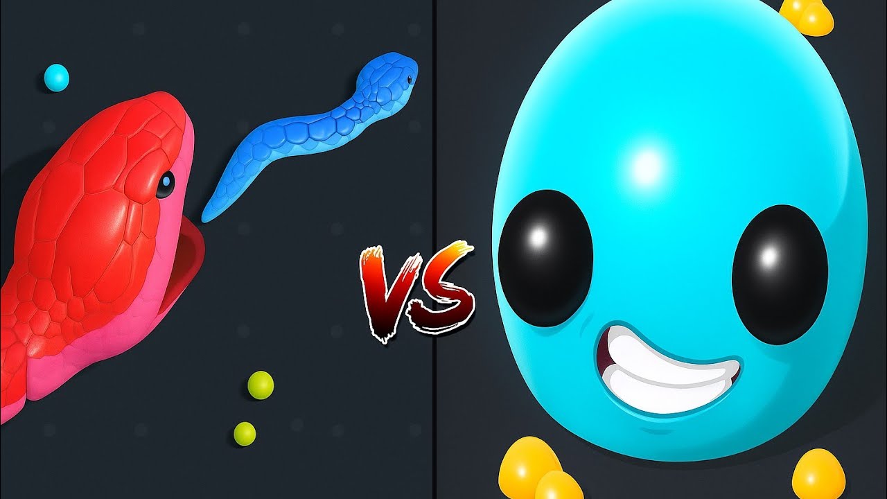 Snake Clash IO vs Clash of Slimes 🐍 Epic Battle Survival Gameplay 🎮