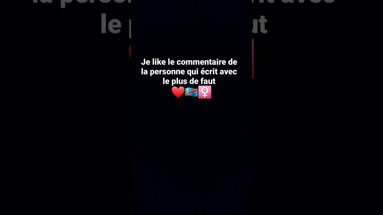 plus de faute*
