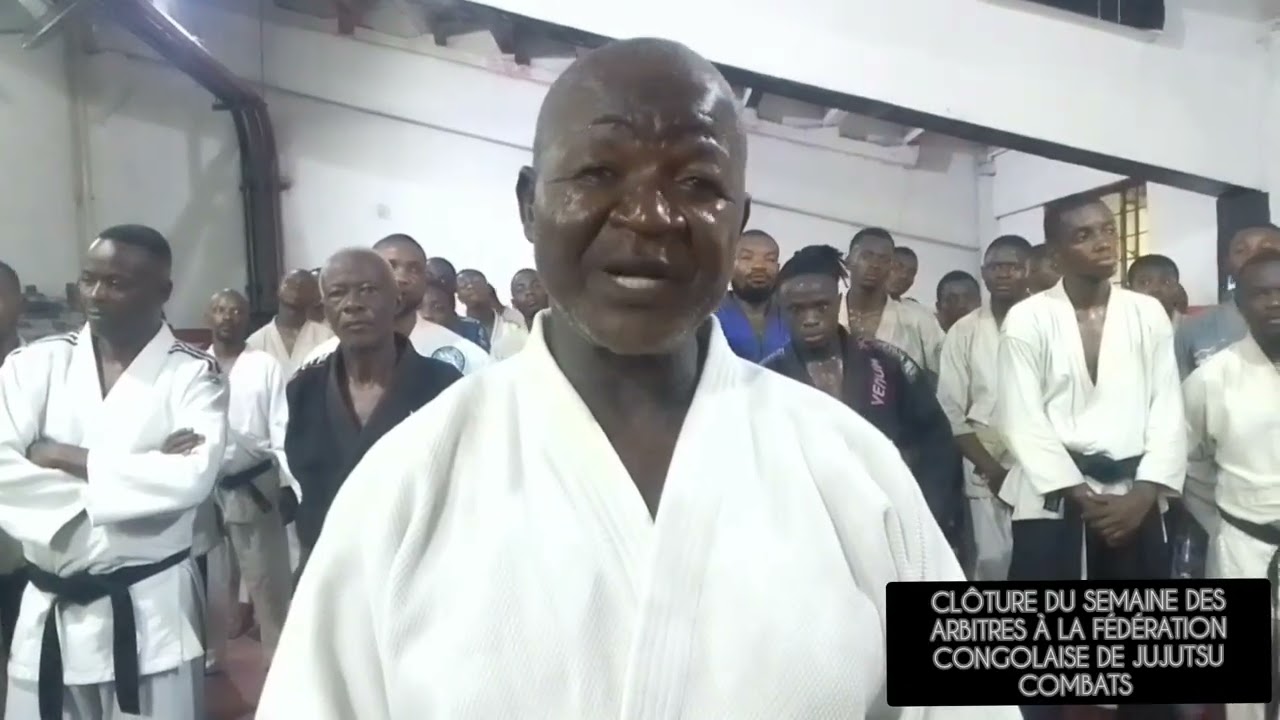 CLÔTURE DU SÉMINAIRE DES ARBITRES À LA FÉDÉRATION CONGOLAISE DE JUJUTSU COMBATS 