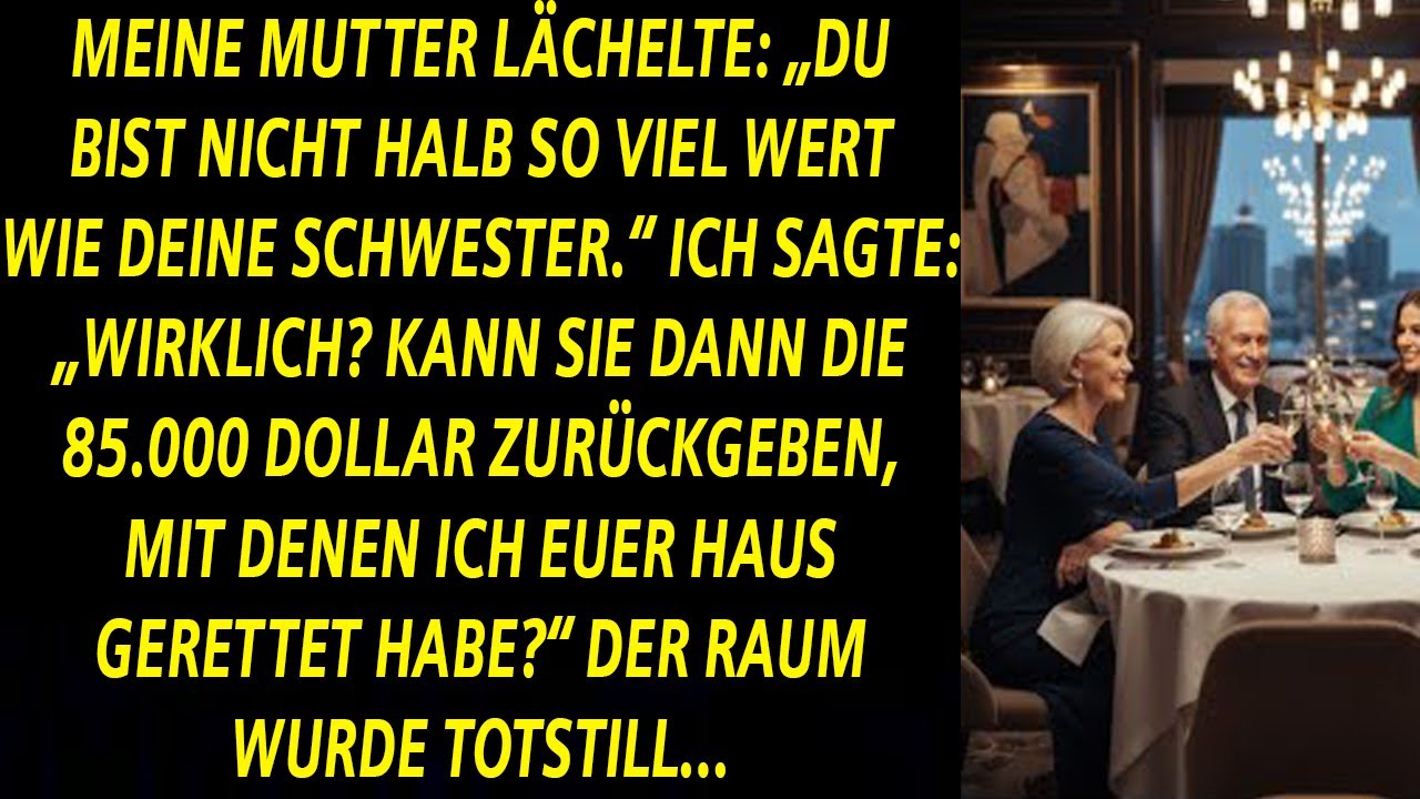 ELTERN SAGTEN, ICH SEI NUR HALB SO VIEL WERT WIE MEINE SCHWESTER –BIS ICH MEIN 84K-GEHEIMNIS VERRIET