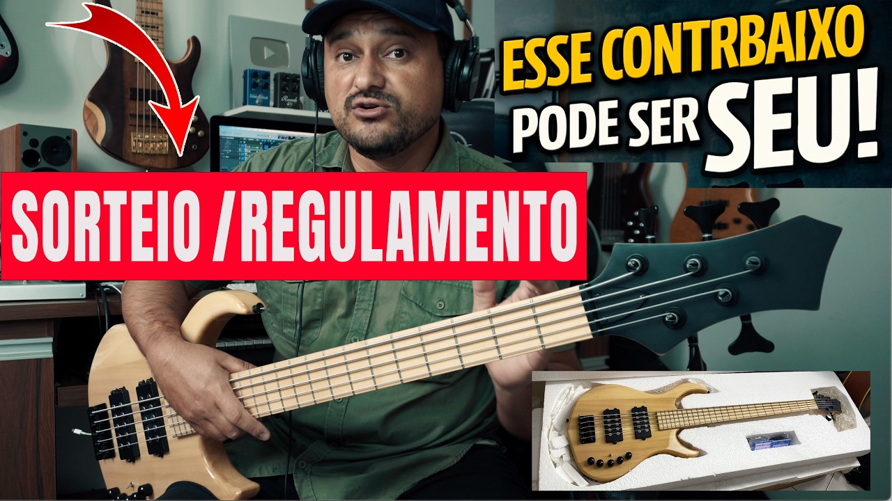 🎁 ESSE CONTRABAIXO PODE SER SEU! Veja Como Participar