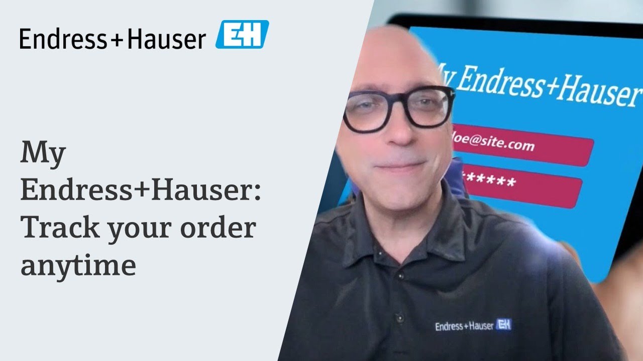 Endress+Hauser Customer Portal Tutorial | Order, Track & Manage Easily