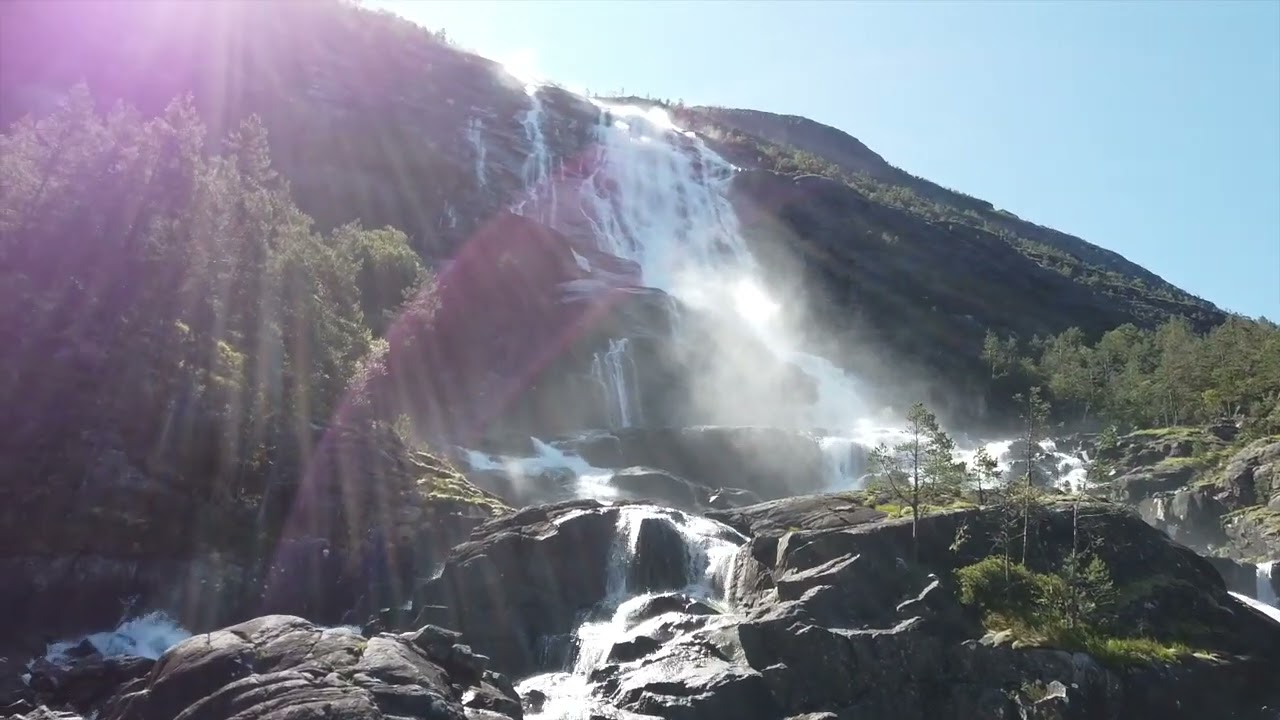 2020/7 Norwegen: Latefossen, Langfossen, Haukelifjell, Kristiansand, Fjordcat, Wohnmobil