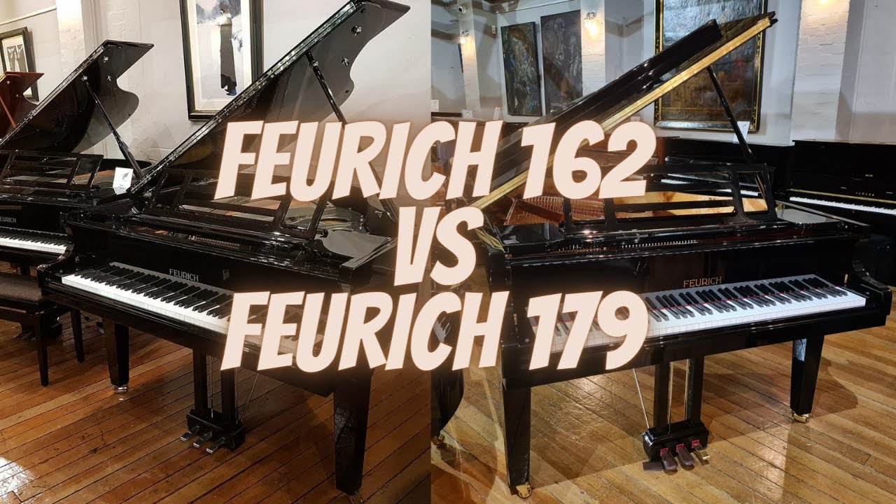 Feurich F162 VS F179 Chrome, Brass | Comparison Demonstration | Sherwood Phoenix