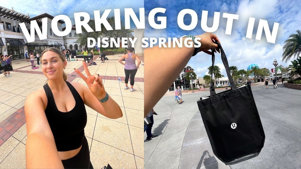 Workout With Me in Disney Springs: Disney Springs Workout, How to Register, & Full Experience