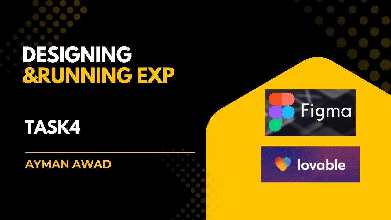 Designing & Running Exp. || Task 4