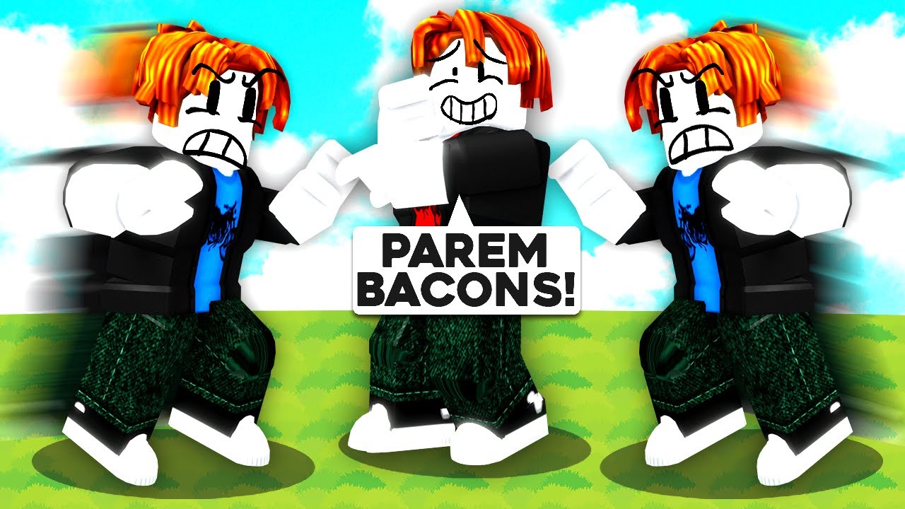 FUI HUMILHADO POR DOIS BACON HAIRS PILANTRAS NO ROBLOX 🤫 (humilhei eles com poder de robux)