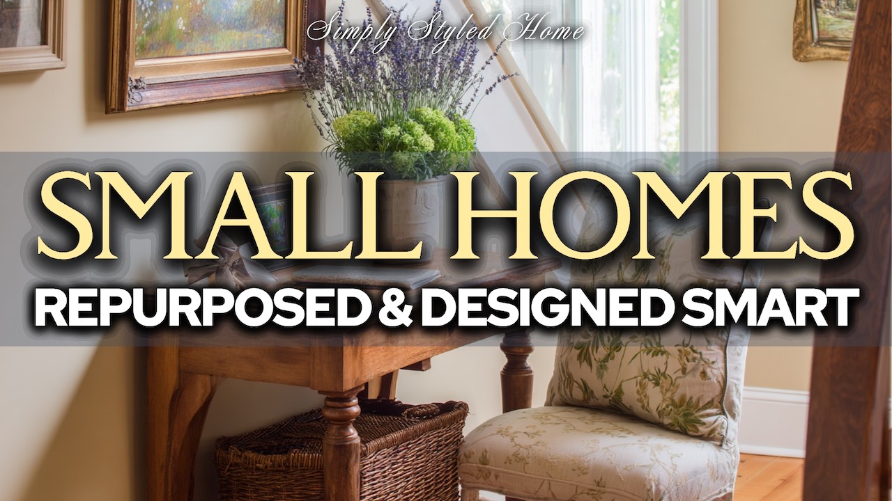 SMALL HOMES CHARM: Thoughtful Decors, Vintage, DIY and Repurposed Ideas, & Smart Storage
