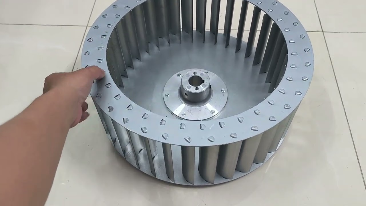 Gia công cánh quạt ly tâm, cánh quạt sò đường kính 400mm 0965109105