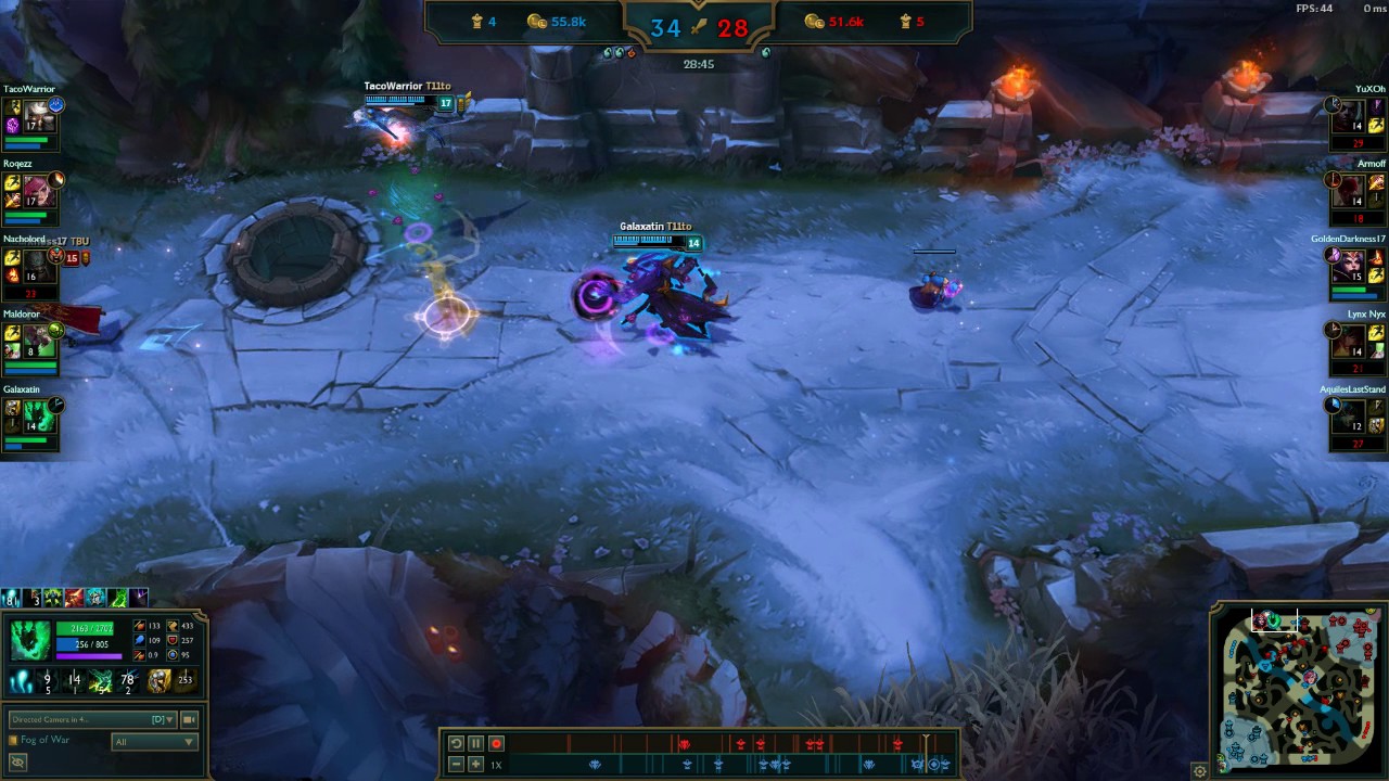 Camille weird ult interaction with leblanc