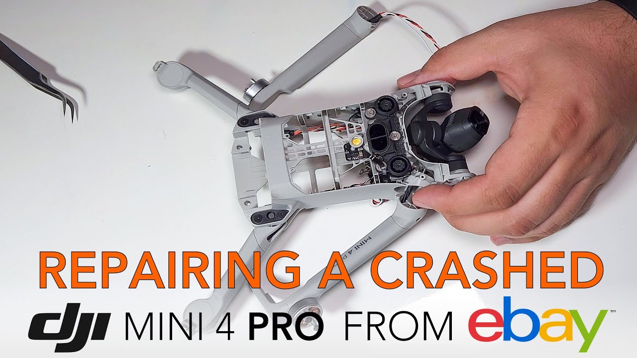 Repairing a crash-damaged DJI Mini 4 Pro | Disassembly
