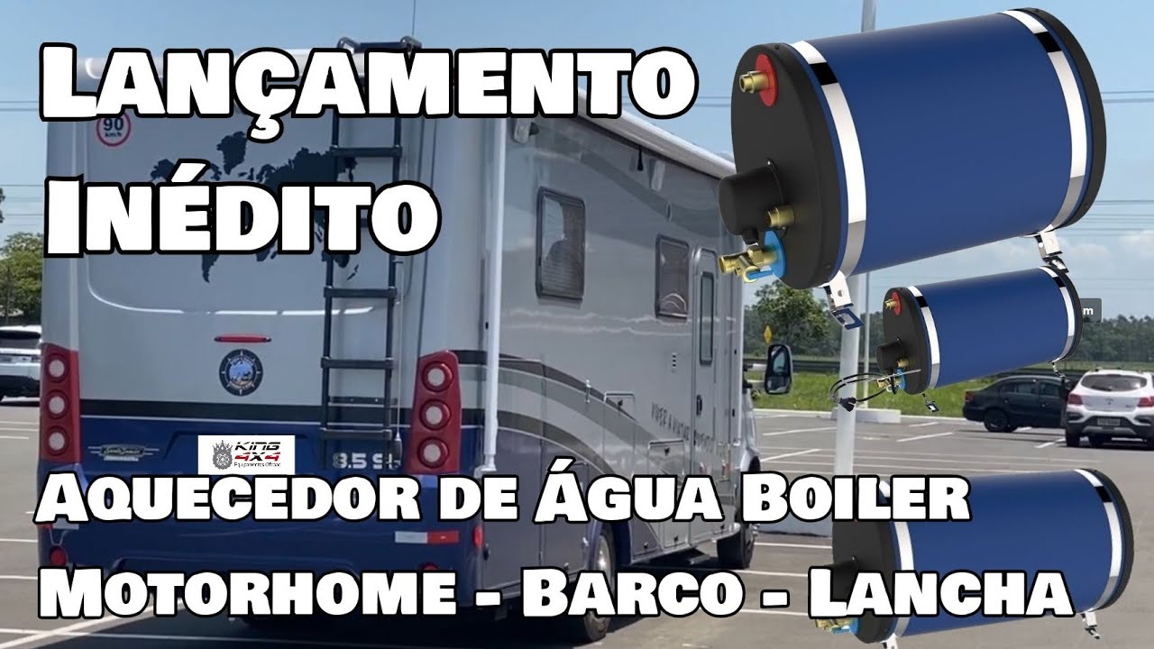 Boiler Aquecedor de Água - Motorhome - Camper - Lancha - Barco