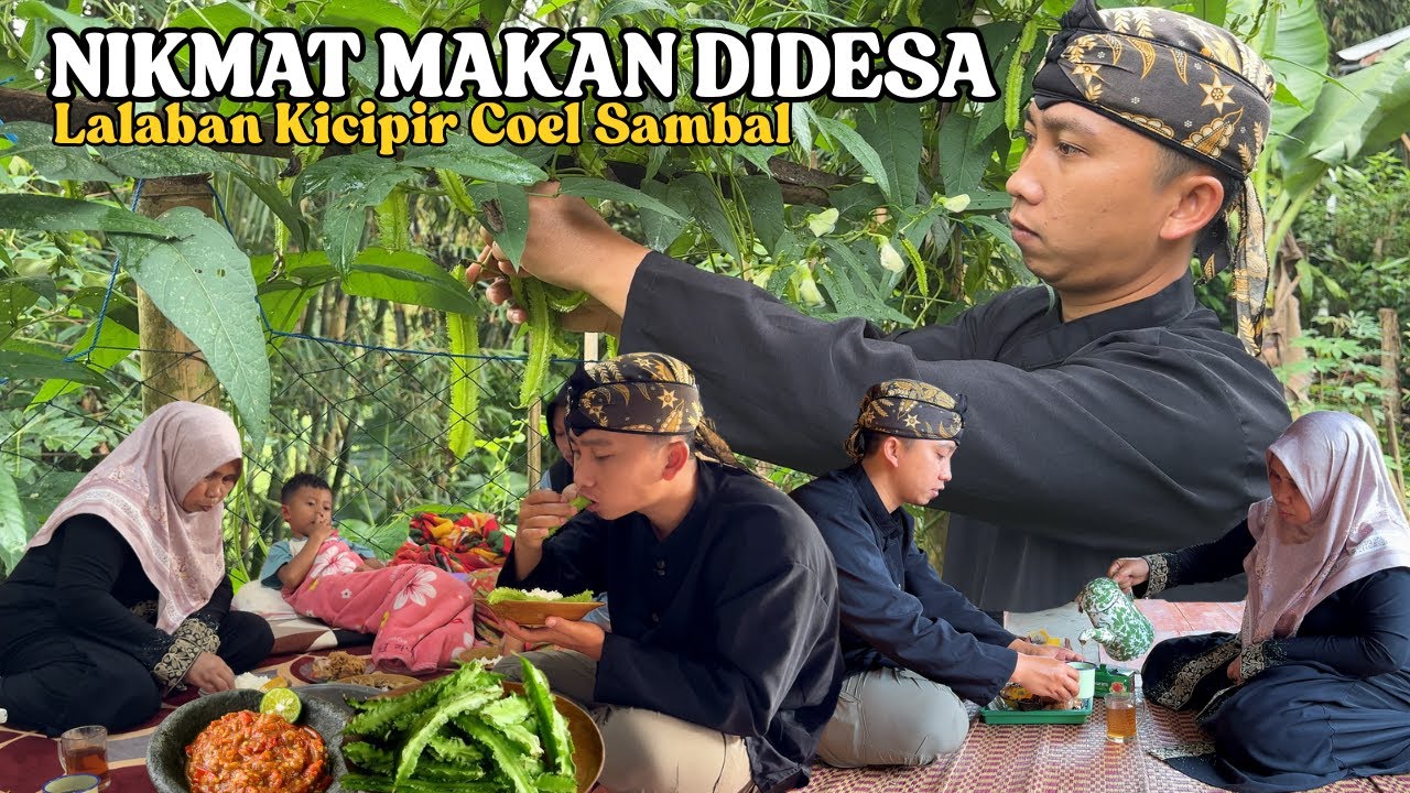 NIKMAT HIDUP DIDESA, PAGI MINUM TEH LANJUT MASAK MAKAN BARENG KELUARGA