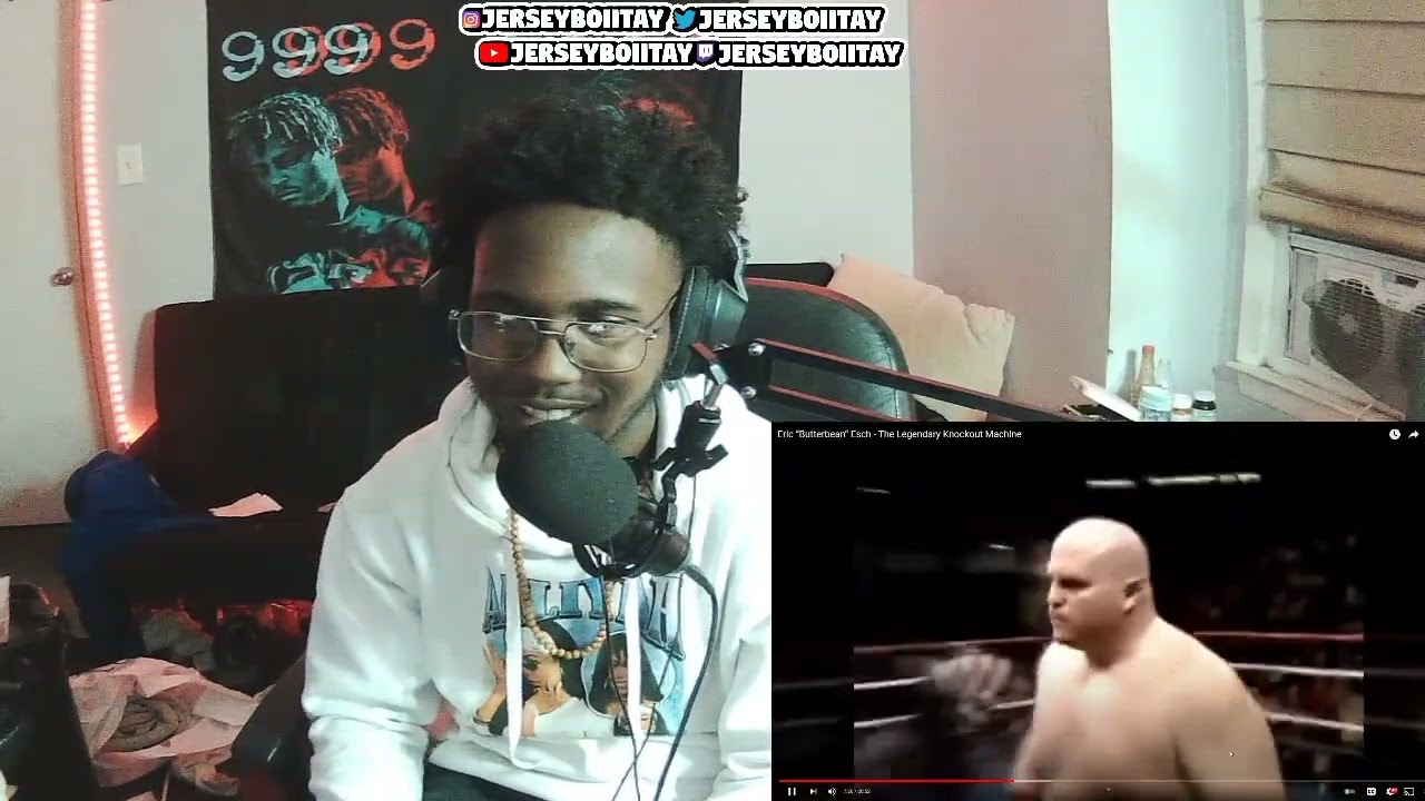 (WHOO THIS MF) Jerseyboiitay Reacts to Eric “Butterbean“ Esch - The Legendary Knockout Machine