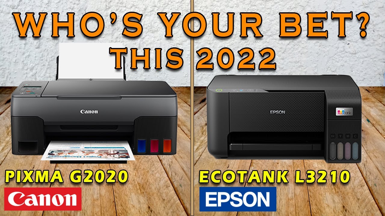 CANON G2020 & EPSON L3210 PRINTER SPECIFICATIONS COMPARISON