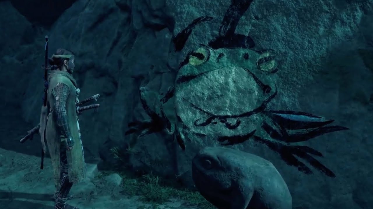 Ghost of Yotei — Sly Cooper Easter Egg (Sir Raleigh the Frog Fiendish Five Mural, Faithful Leap)