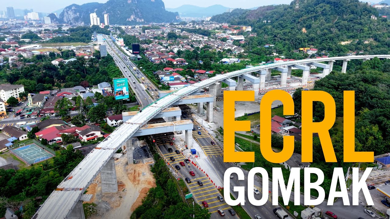 Progres Pembinaan ECRL Gombak, Selangor (November 2025)
